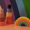 Jouet de dentition en silicone Arc en ciel grand modèle Little L Ambiance 7
