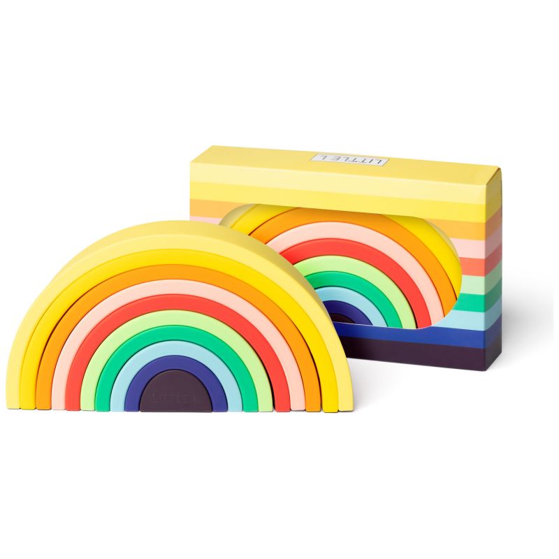 Jouet de dentition en silicone Arc en ciel grand modèle Little L Packaging 8