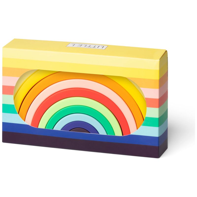 Jouet de dentition en silicone Arc en ciel grand modèle Little L Packaging 9