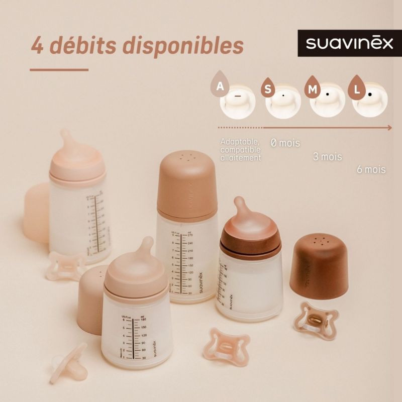 Lot de 2 tétines anti-colique pour biberon Zerø.Zerø - Allaitement - A Deep Suavinex Ambiance 4