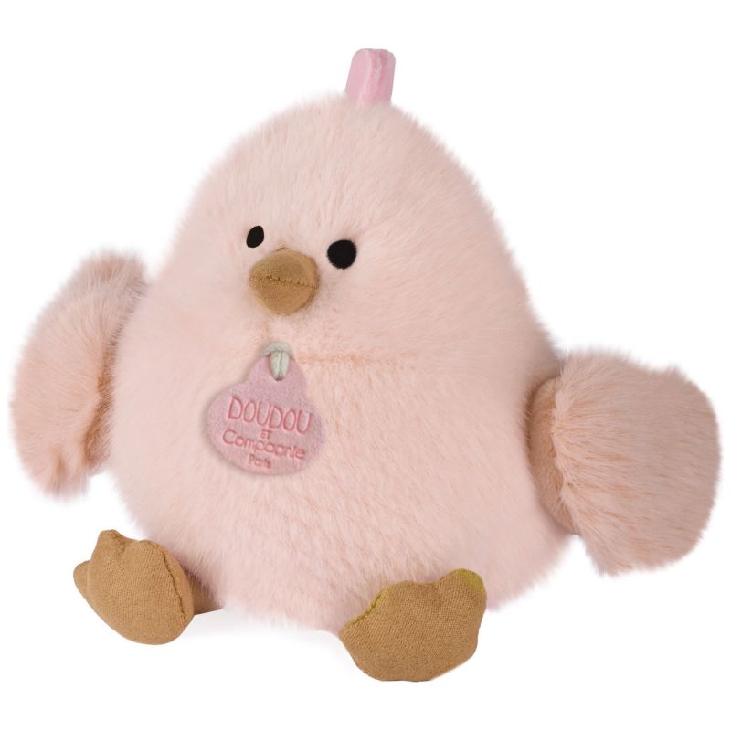 Peluche poussin Piou rose (15 cm) Doudou et Compagnie Produit 3