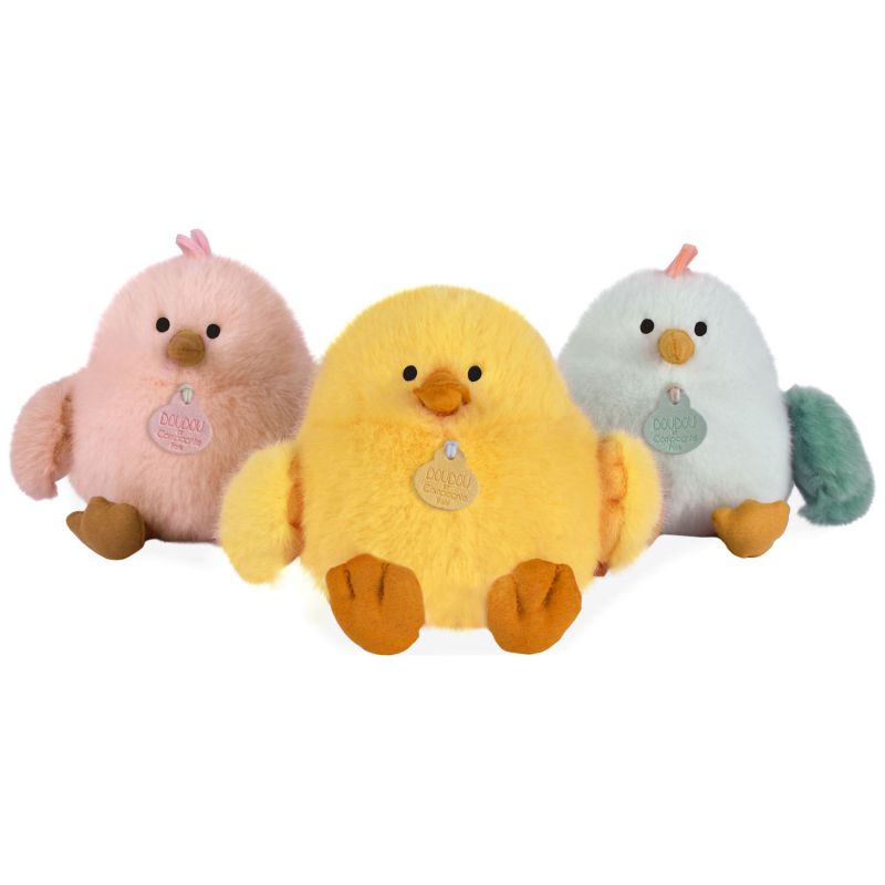 Peluche poussin Piou rose (15 cm) Doudou et Compagnie Produit 6