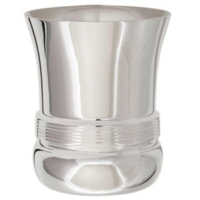Timbale Filets personnalisable (métal argenté) dans son coffret