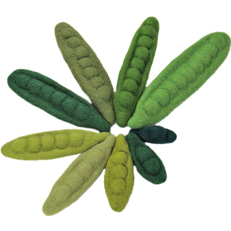 Haricots en feutrine pour apprendre à compter Papoose