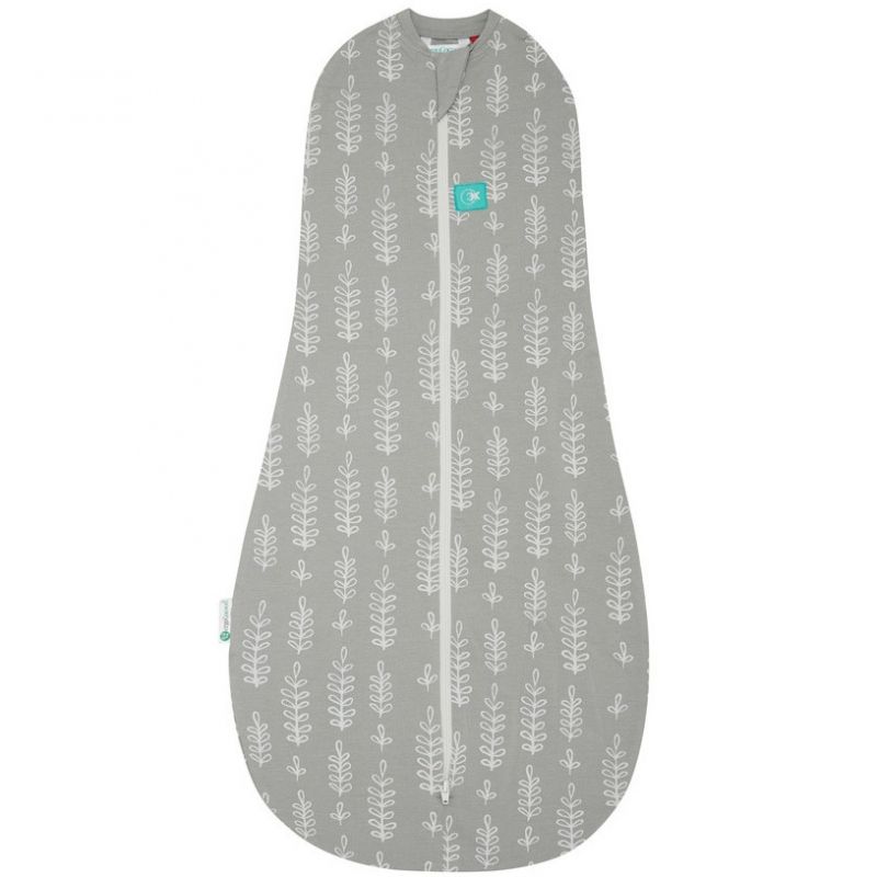 Gigoteuse d'emmaillotage légère coton bio ErgoCocoon Grey fern TOG 1 (80 cm) ErgoPouch