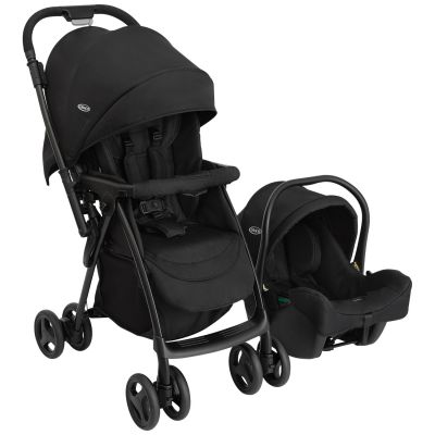 Poussette compacte Revaya avec siège-auto SnugLite Midnight