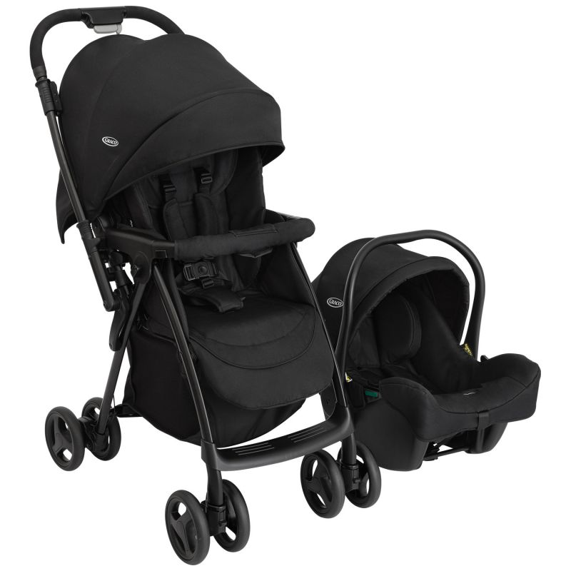 Poussette compacte Revaya avec siège-auto SnugLite Midnight Graco Produit 1
