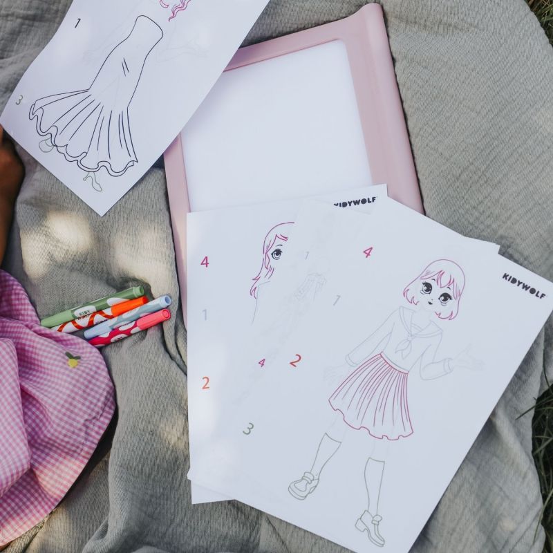 Tablette lumineuse KIDYDRAW-PRO FASHION (5 ans et+) KIDYWOLF Ambiance 4