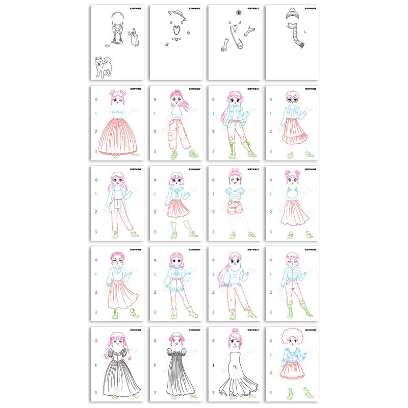 Tablette lumineuse KIDYDRAW-PRO FASHION (5 ans et+) KIDYWOLF Produit 8