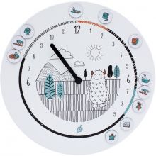 Horloge Formidable éducative Monstre et ses 20 aimants  par Odette & Jeannette