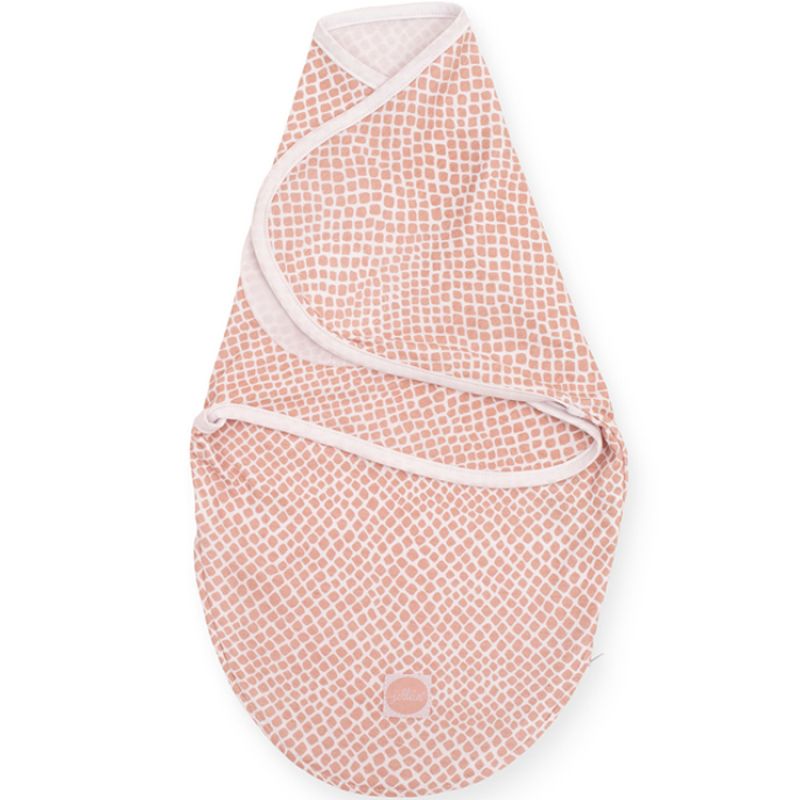 Couverture d'emmaillotage Snake rose pâle Jollein
