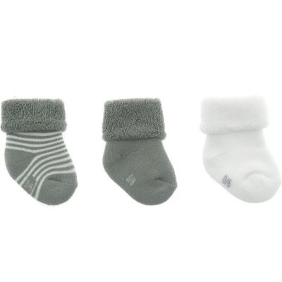 Lot de 3 paires de chaussettes gris (pointure 17-18) Cambrass