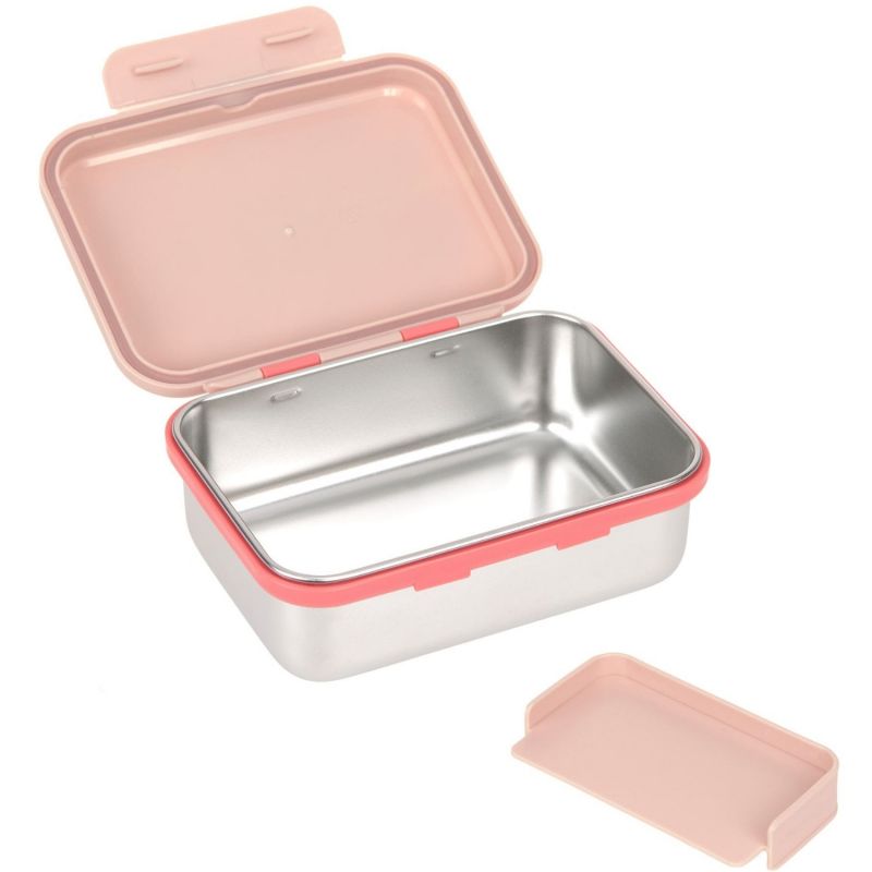 Boîte à goûter inox Sunny Explorer rose et pink Lässig Produit 4