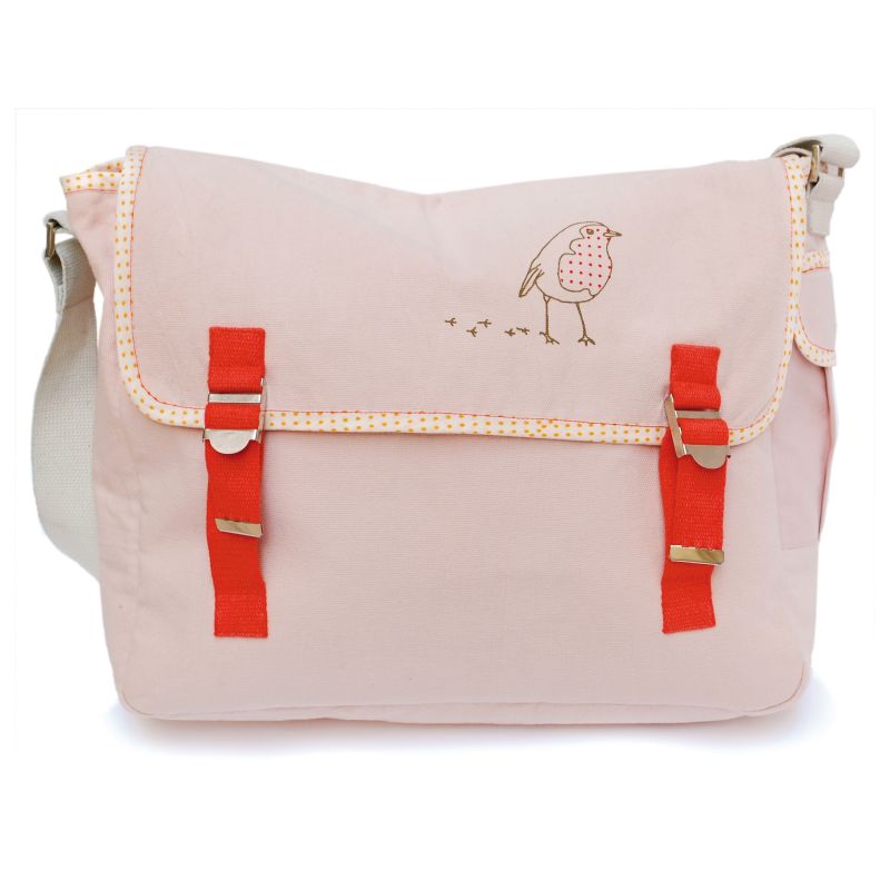 Sac d'école Oiseau rose Mimi'lou
