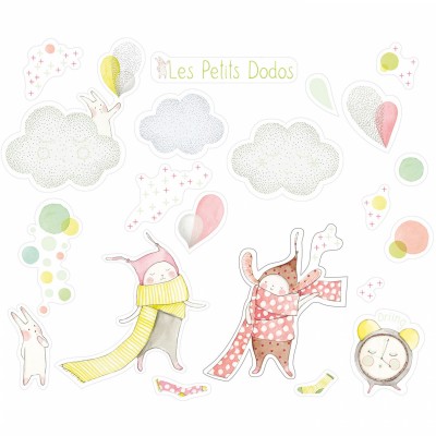 Stickers déco Les petits dodos Moulin Roty
