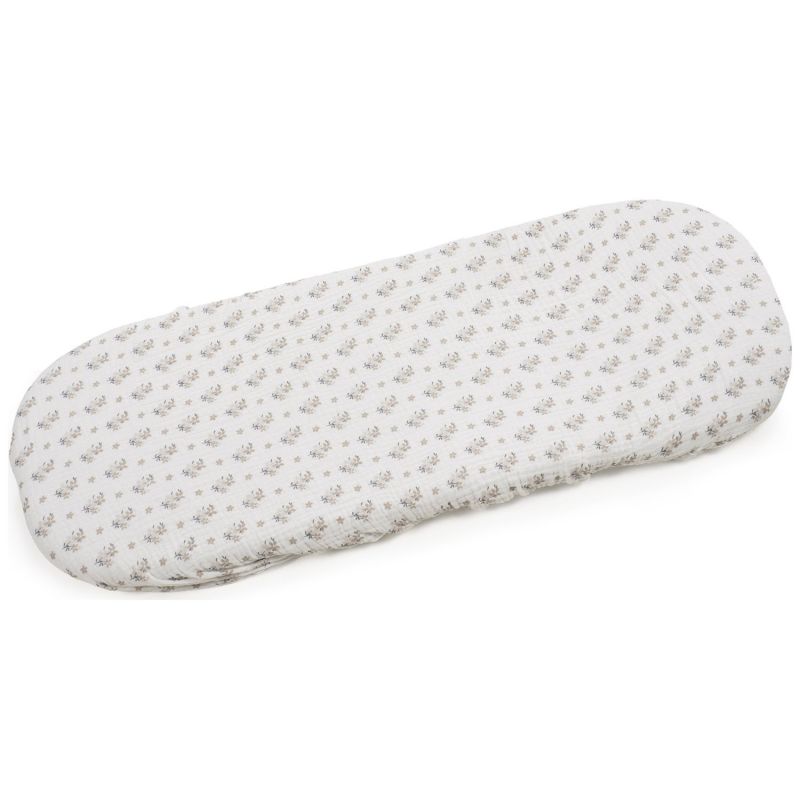 Drap-housse pour nacelle + lange Botton Fleurs Walking Mum Produit 3