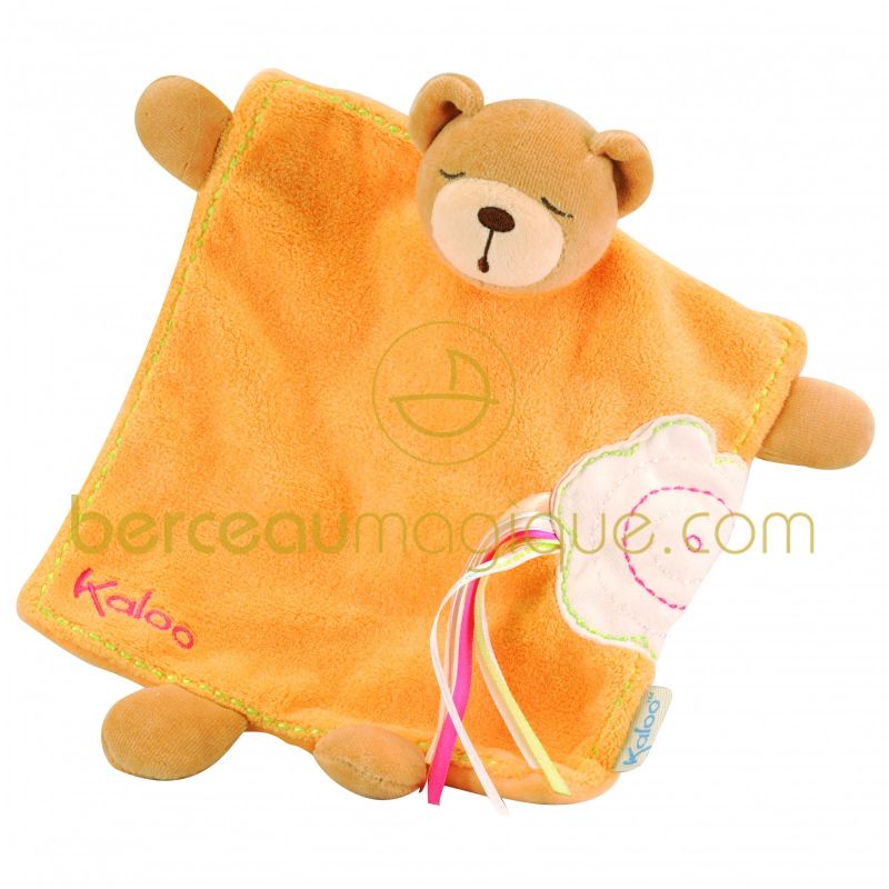 Doudou ours fleur d'abricot Kaloo