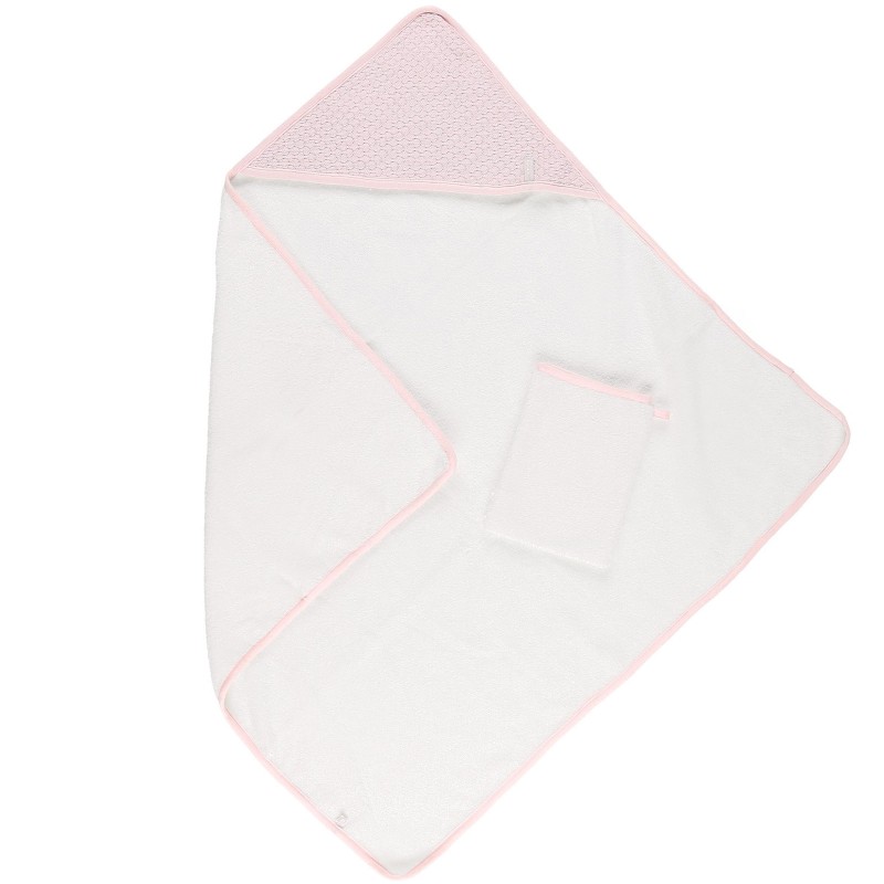 Set de bain rose cocon silver Tricoloudoux Noukie's