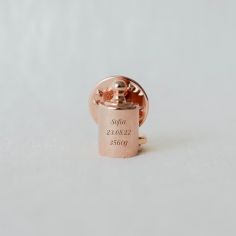 Pins Mon Petit Poids personnalisable (plaqué or rose) - Mon Petit Poids