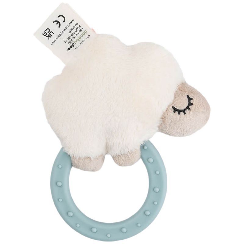 Hochet avec anneau de dentition Sheepy Bleu Done by Deer Produit 3