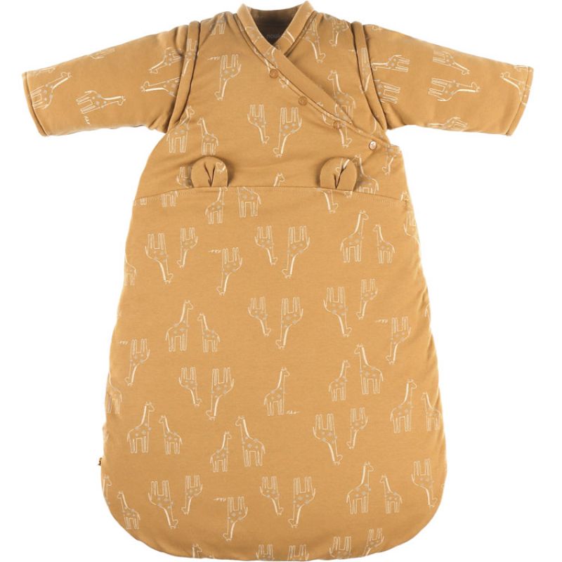 Gigoteuse en jersey bio chaude Mix & Match ocre TOG 1-2 (70 cm) Noukie's