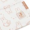 Lot de 2 maxi-langes en gaze de coton Miffy Moments Light Terra (115 x 115 cm) Jollein Produit 4