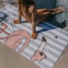 Serviette de plage Minus Flamant (70x140 cm) Zakuw Ambiance 3