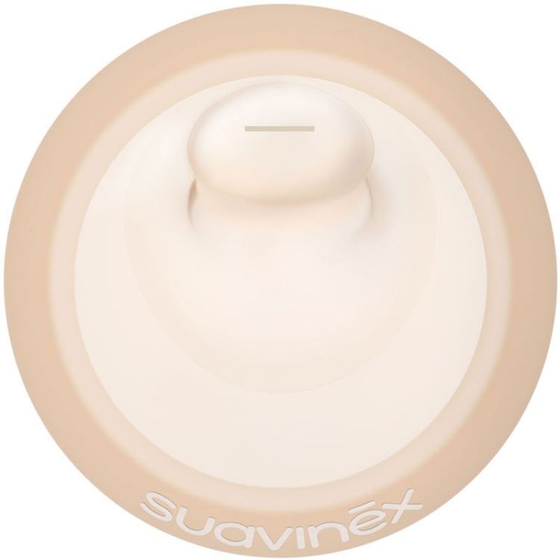 Lot de 2 tétines spécial allaitement Zerø.Zerø débit Lent (naissance) Suavinex