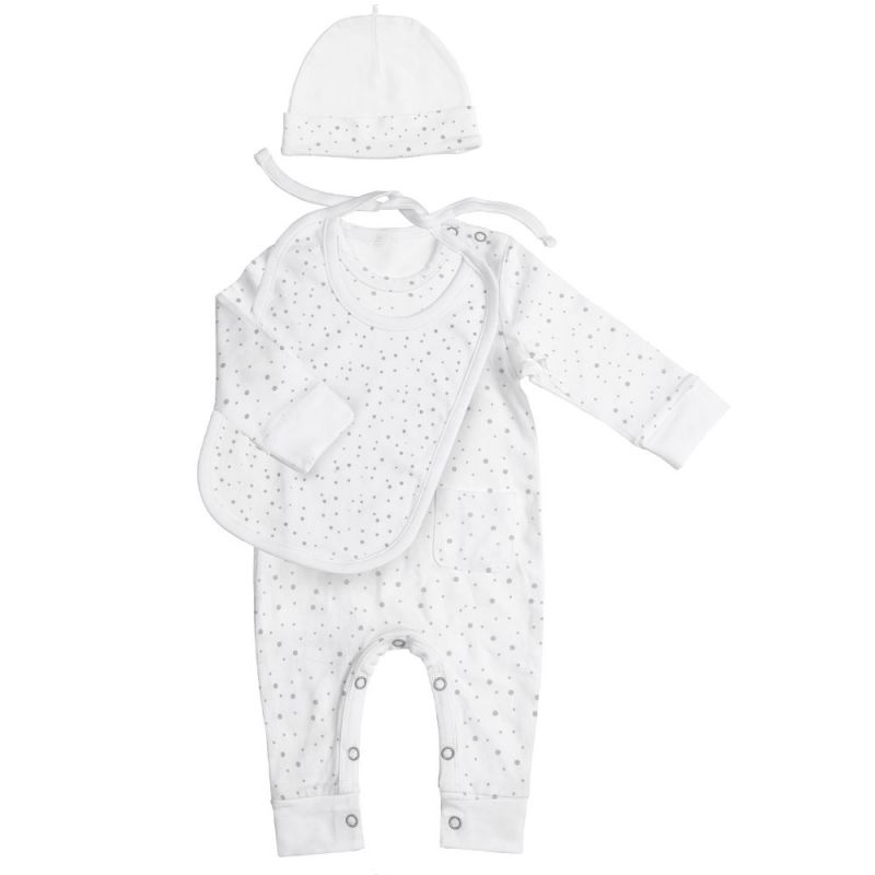 Ensemble naissance en coton biologique (3 pièces) BAMBAM