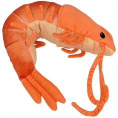 Porte-clé peluche Barbecue Crevette (8 cm) - Bazuuyu