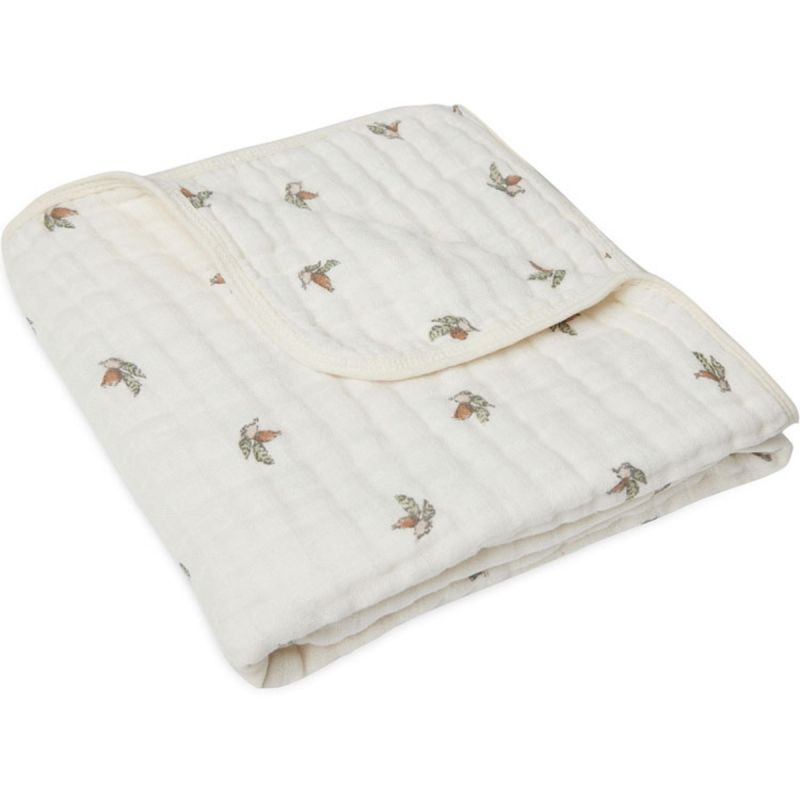 Couverture Berceau gaze de coton Rosehip (75 x 100 cm) Jollein