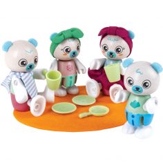 Famille des Ours polaires en matériaux renouvelables - Hape