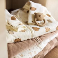 Gigoteuse à manches amovibles Velvet Milky Coffee (0-3 mois)