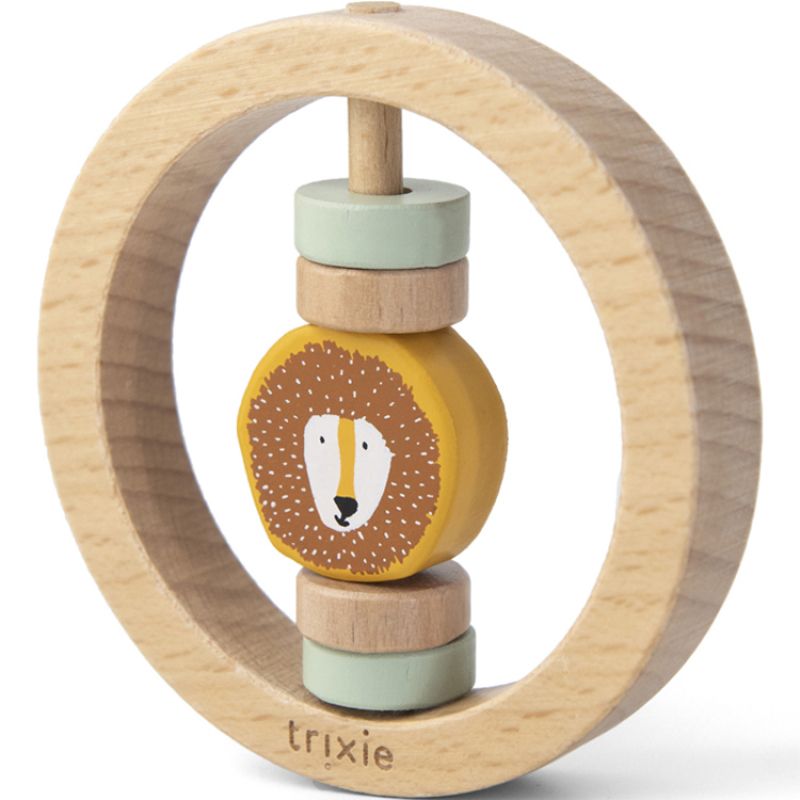 Hochet rond en bois Mr. Lion Trixie Produit 1 grande taille