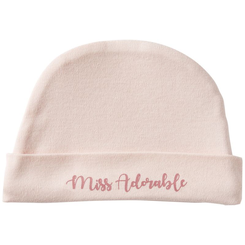 Bonnet doublé pur coton Miss Adorable blush BB & Co Produit 1