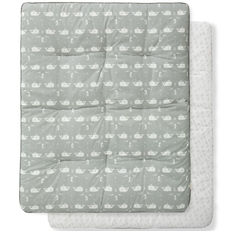 Tapis de parc Baleine grise (77 x 97 cm) Fresk
