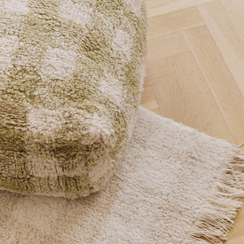 Pouf enfant Vichy Matcha (40 x 40 cm) Lorena Canals Ambiance 5