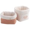 Lot de 2 paniers de rangement Petit Cœur - Sauthon