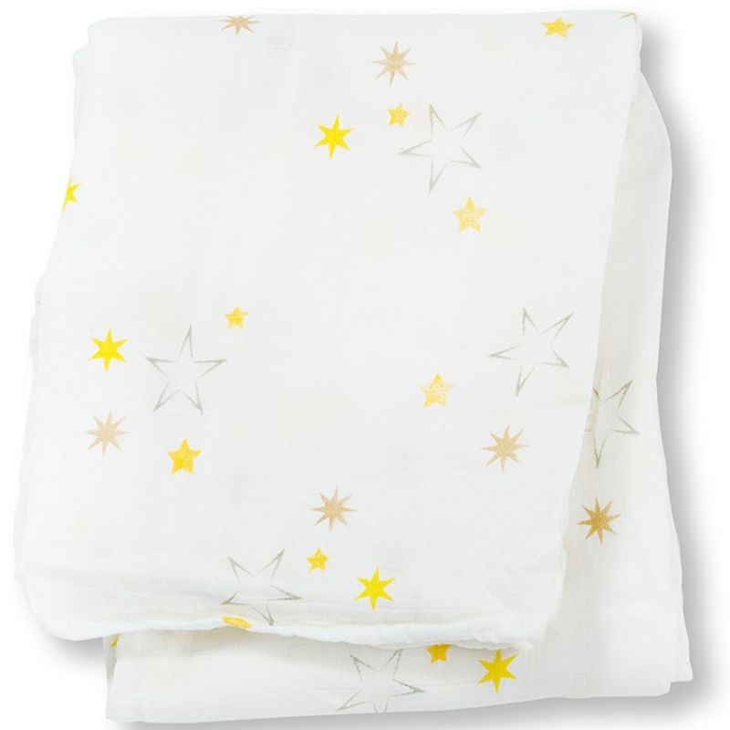 Maxi lange bambou étoiles (120 x 120 cm) Lulujo
