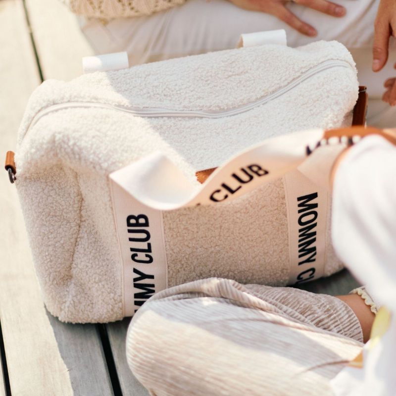 Sac à langer Mommy Club Signature Teddy Offwhite Childhome Ambiance 3