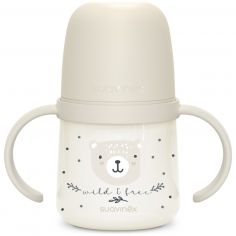 Biberon d'apprentissage Wild&Free Night and Day Gris (150Ml) - Suavinex