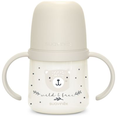 Biberon d'apprentissage Wild&Free Night and Day Gris (150Ml) Suavinex