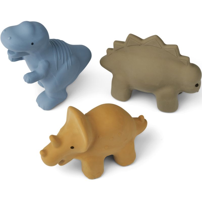 Lot de 3 jouets de bain David Dino multi mix Liewood