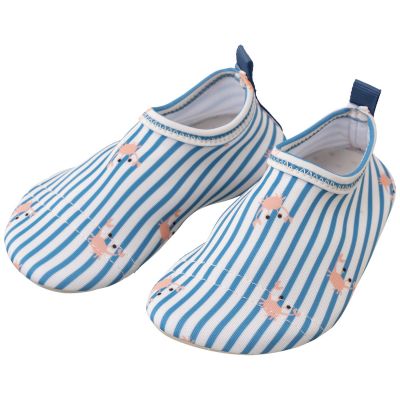 Chaussures de bain Rayures et crabes (pointures 23-24)
