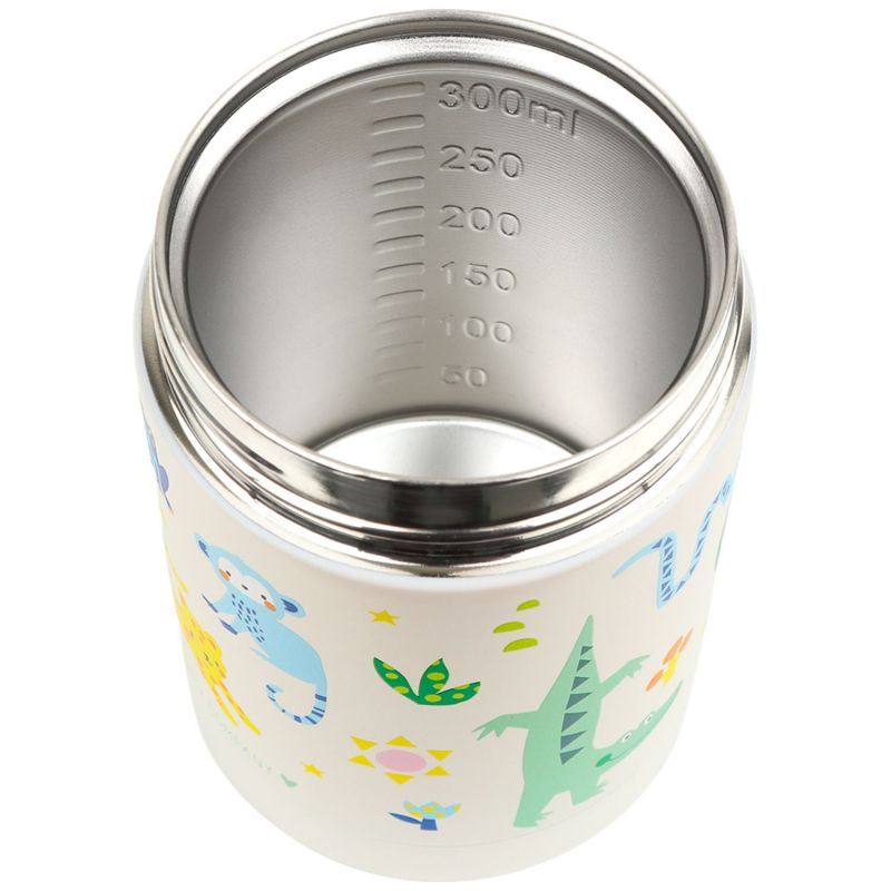 Boîte à repas isotherme Jungle A Little Lovely Company Produit ouvert 5