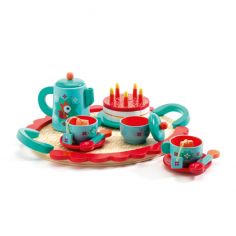 Service à thé en bois Le goûter de Renard