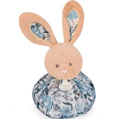Doudou boule 3 en 1 Lapin bleu Les petits futés