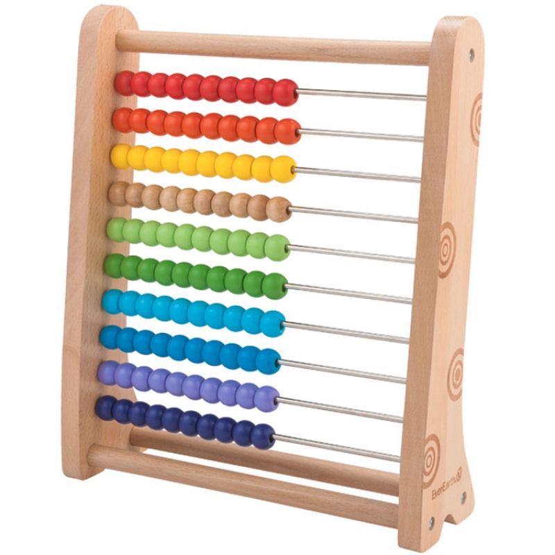 Boulier multicolore en bois EverEarth
