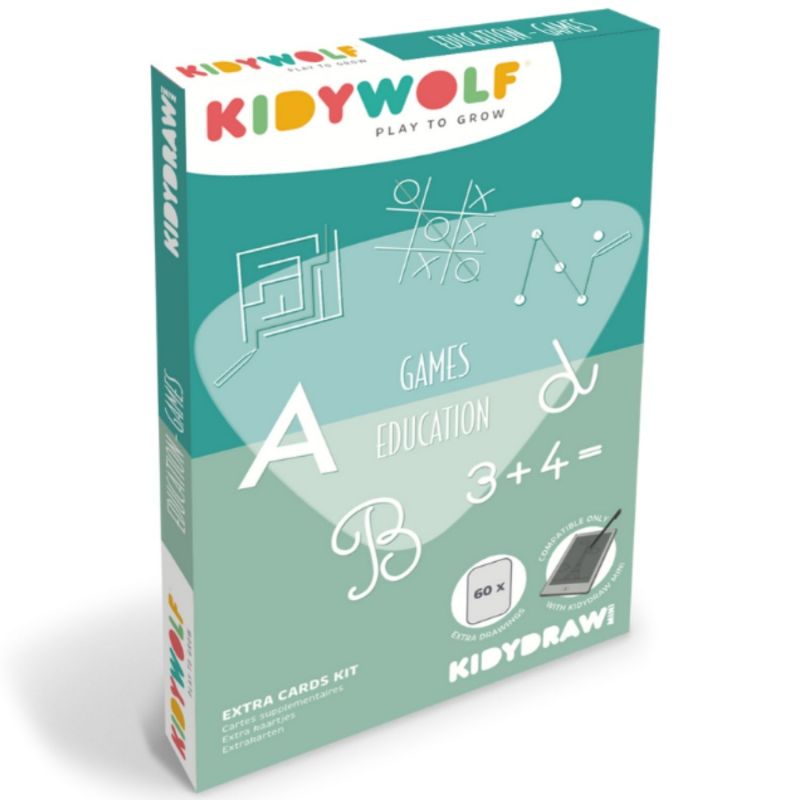 Recharge KIDYDRAW-MINI Thème : Jeux et Educatifs KIDYWOLF Packaging 1