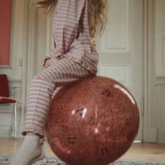 Ballon sauteur à paillettes Cherry